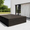 Hot Abdeckhaube für Gartenlounges, schwarz, Ripstop-Gewebe/Polyester, 310 x 238 x 68 cm, wasserabweisend, UV-Schutz Schutzhüllen