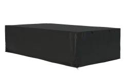 Clearance Abdeckhaube für Garten-Essgruppen, schwarz, Ripstop-Gewebe/Polyester, 305 x 180 x 80 cm, wasserabweisend, UV-Schutz Schutzhüllen