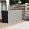 Hot Abdeckhaube für Gartenlounges, schwarz, Ripstop-Gewebe/Polyester, 213 x 86 x 108 cm, wasserabweisend, UV-Schutz Schutzhüllen