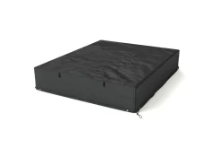 Outlet Abdeckhaube für Gartenlounges, schwarz, Ripstop-Gewebe/Polyester, 207 x 148 x 35 cm, wasserabweisend, UV-Schutz Schutzhüllen
