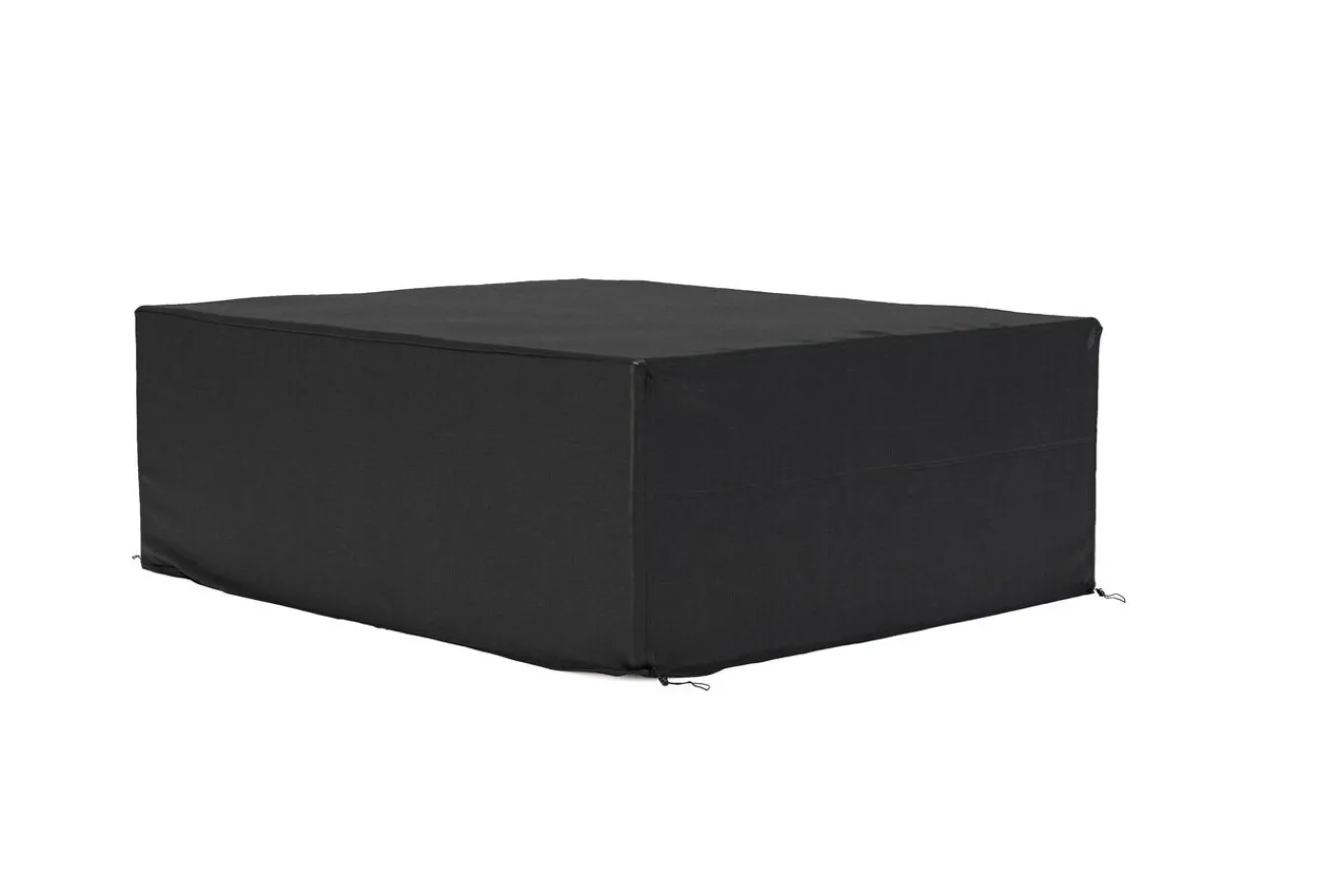 Hot Abdeckhaube für Gartenlounge, schwarz, Polyester, TPU 420D Ripstop-Gewebe, 270 x 270 x 63 cm, mit Kordelzug Schutzhüllen