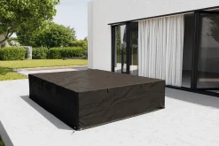 Hot Abdeckhaube für Gartenlounges, schwarz, Ripstop-Gewebe/Polyester, 239 x 157 x 68 cm, wasserabweisend, UV-Schutz Schutzhüllen