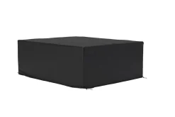 Best Abdeckhaube für Gartenlounge, schwarz, Polyester, TPU 420D Ripstop-Gewebe, 310 x 180 x 68 cm, uv-schutz, mit Kordelzug Schutzhüllen