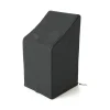 Outlet Abdeckhaube für Stapelstühle, schwarz, Polyester, TPU 420D Ripstop-Gewebe, 75 x 105 x 88/125 cm, mit Zugband Schutzhüllen