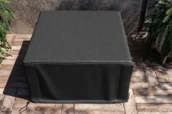 Hot Abdeckhaube, schwarz, Polyester, TPU 420D Ripstop-Gewebe, 74 x 74 x 40 cm, mit Zugband Schutzhüllen