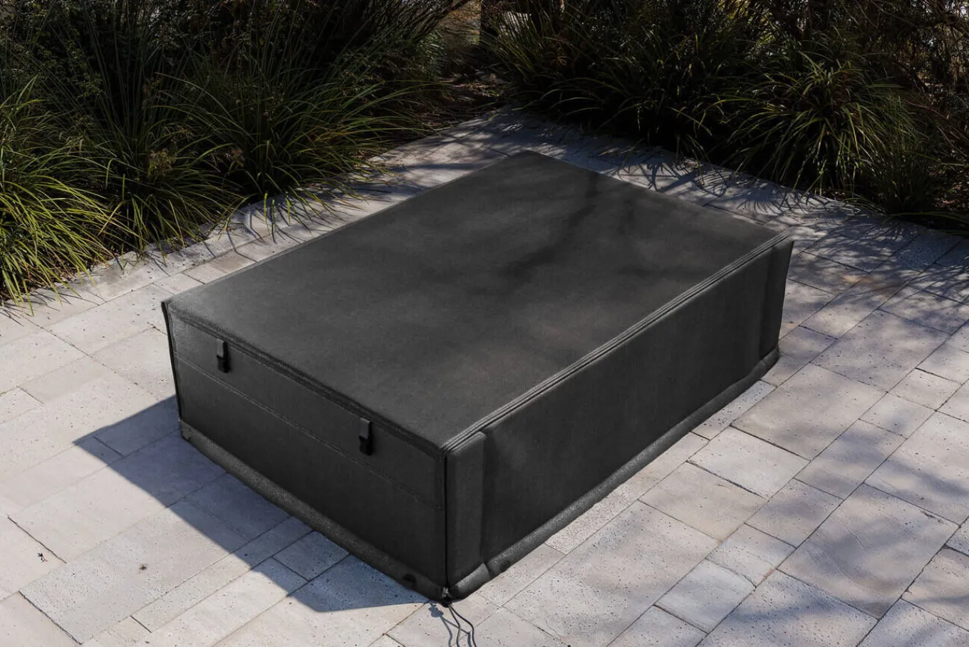 New Abdeckhaube, schwarz, Polyester, TPU 420D Ripstop-Gewebe, 97 x 67 x 28 cm, mit Kordelzug Schutzhüllen
