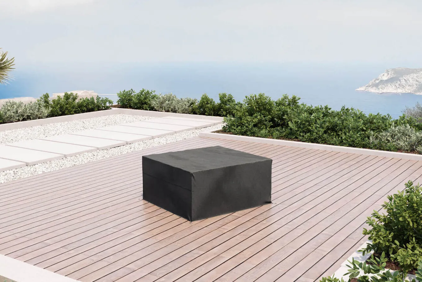 Clearance Abdeckhaube, schwarz, Polyester, TPU 420D Ripstop-Gewebe, 76 x 76 x 38 cm Schutzhüllen