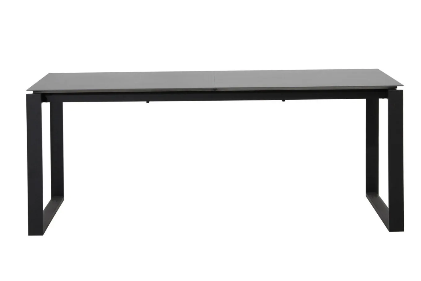 Discount Alexander Ausziehtisch, mattgrau, Alu, 206/266x100x74 cm, ausziehbare Tischplatte Gartentische