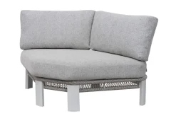 Hot Altea Gartenlounge für 5 Personen, grau, Alu/Rope/Polyester, inkl. Tisch Gartenlounge|Rope-Gartenmöbel