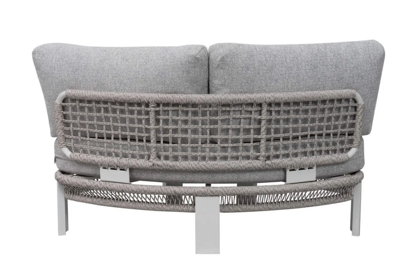 Hot Altea Gartenlounge für 5 Personen, grau, Alu/Rope/Polyester, inkl. Tisch Gartenlounge|Rope-Gartenmöbel