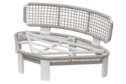 Hot Altea Gartenlounge für 5 Personen, grau, Alu/Rope/Polyester, inkl. Tisch Gartenlounge|Rope-Gartenmöbel