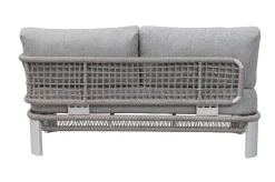 Hot Altea Gartenlounge für 5 Personen, grau, Alu/Rope/Polyester, inkl. Tisch Gartenlounge|Rope-Gartenmöbel