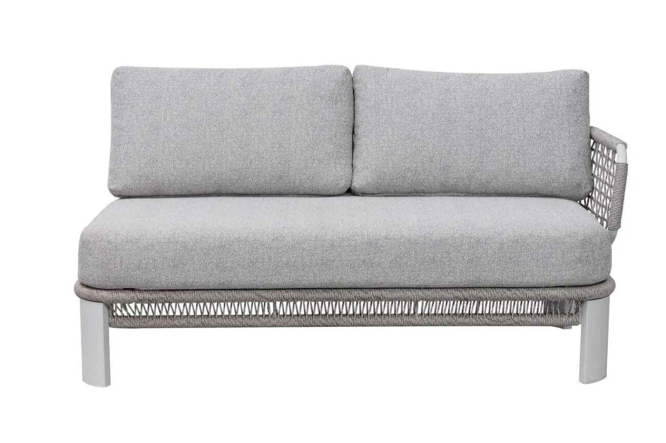 Hot Altea Gartenlounge für 5 Personen, grau, Alu/Rope/Polyester, inkl. Tisch Gartenlounge|Rope-Gartenmöbel