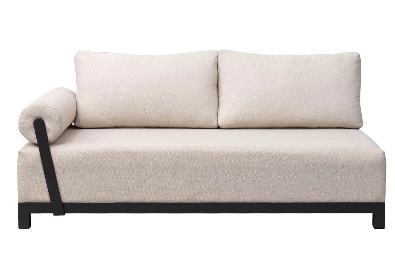 Hot Altea Gartenlounge für 5-6 Personen, beige-weiß, Aluminium/Polyesterbezug, wetterfest und pflegeleicht Gartenlounge