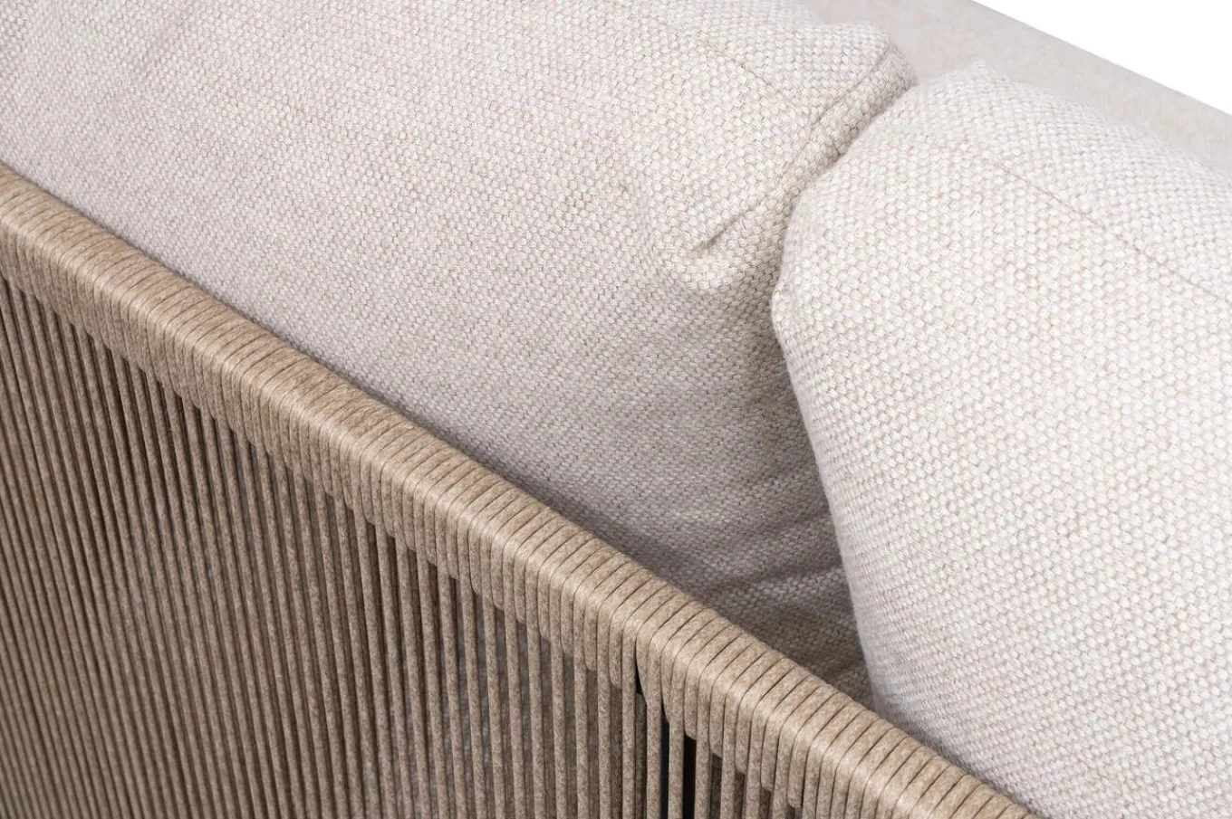 Hot Altea Gartenlounge für 5-6 Personen, beige-weiß, Aluminium/Polyesterbezug, wetterfest und pflegeleicht Gartenlounge
