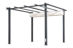 Sale Antalya Ersatzdach für Pergola, creme, Polyester mit PA-Beschichtung, UV30+, passend für Pergola 3x3 m Sonnenschutz Zubehör