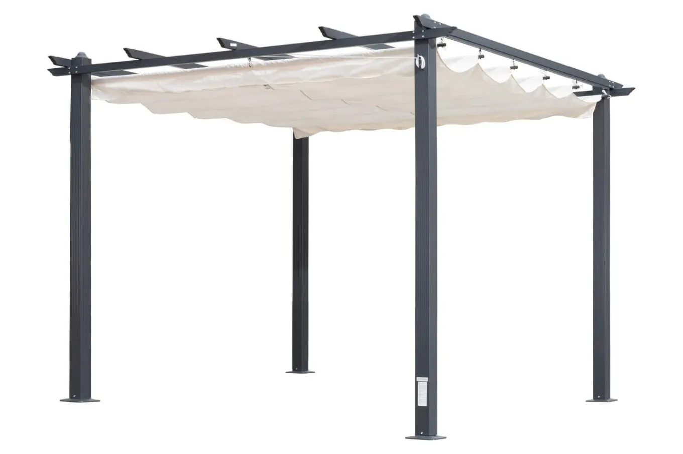 Sale Antalya Ersatzdach für Pergola, creme, Polyester mit PA-Beschichtung, UV30+, passend für Pergola 3x3 m Sonnenschutz Zubehör