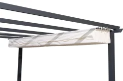 Outlet Antalya Ersatzdach für Pergola, creme, Polyester mit PA-Beschichtung und UV30+, passend für Pergola 4x4 m Sonnenschutz Zubehör