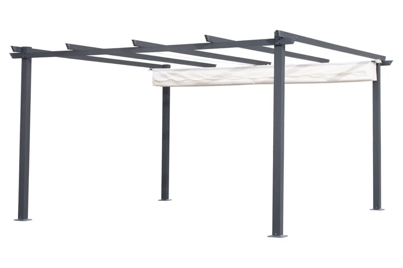 Outlet Antalya Ersatzdach für Pergola, creme, Polyester mit PA-Beschichtung und UV30+, passend für Pergola 4x4 m Sonnenschutz Zubehör