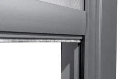 Outlet Antalya Seitenrollo, schwarz, Aluminium und Textilene, 4 x 2,3 m, UV- und witterungsbeständig Sonnenschutz Zubehör