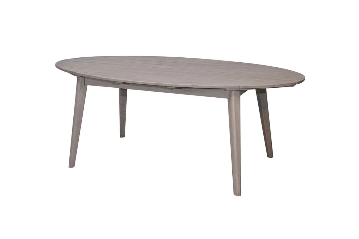 Clearance Arendal Diningtisch, grau, Akazie, 200x100cm, oval, FSC®-zertifiziertes Produkt Gartentische|Akazien-Gartenmöbel