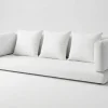 New Auflagenset, 7-teilig, weiß, für Dreisitzer-Sofa 2392-1 / 15734-1 Sitzkissen