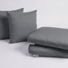 Discount Auflagenset, 4-teilig, grau, für 2er Set Sessel 2035 Sitzkissen