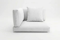 Best Auflagenset, 4-teilig, weiß, für Eckelement 2392-6 / 15734-6 Sitzkissen