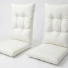 Auflagenset, 4-teilig, weiß, für 2er Set Dining Sessel 20662 Sitzkissen