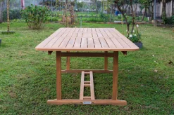 Discount Ausziehtisch, natur, Akazie, 150/200 x 90 cm, Ausziehfunktion, FSC®-zertifiziertes Produkt Gartentische|Akazien-Gartenmöbel