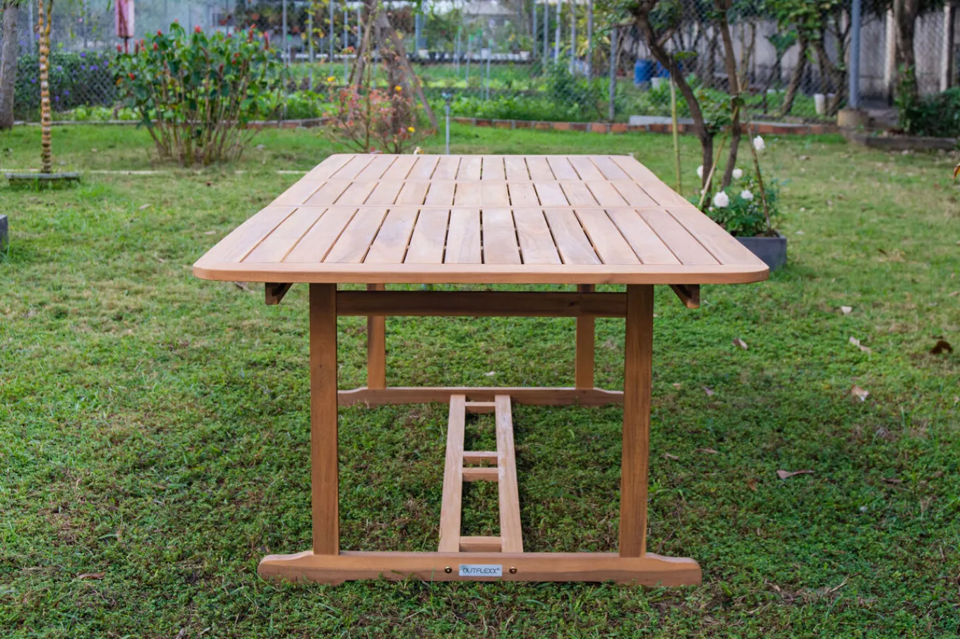 Discount Ausziehtisch, natur, Akazie, 150/200 x 90 cm, Ausziehfunktion, FSC®-zertifiziertes Produkt Gartentische|Akazien-Gartenmöbel