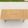 Online Ausziehtisch, Teakholz/Edelstahl, Plattenstärke 25mm, 180/240x100cm, FSC®-zertifiziertes Produkt Gartentische