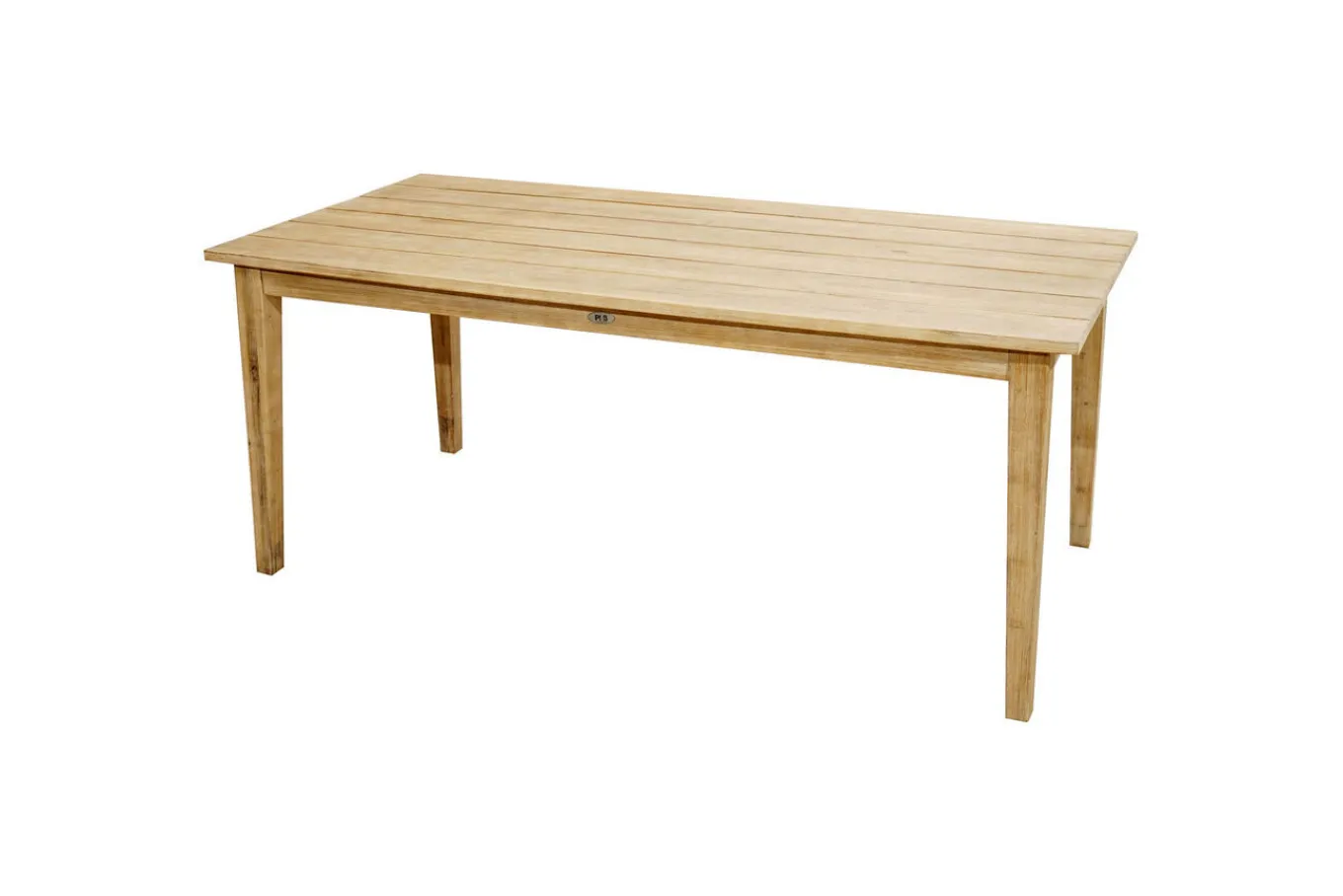 Best Bali Garten-Essgruppe mit 6 Dining Sesseln, schwarz/weiß/natur, Akazie/Polyrattan, Tisch 180 x 90 cm, FSC®-zertifiziert Garten-Essgruppen