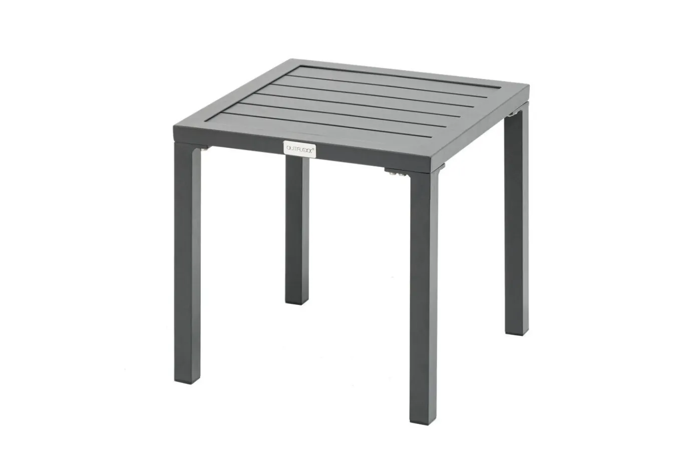 New Beistelltisch, anthrazit matt, Aluminium, 40x40cm Gartentische