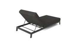 Online Bite Gartenliegen-Set mit Beistelltisch, anthrazit, Aluminium/Polyester, 205 x 90 cm, schnelltrocknend, inklusive Dekokissen Gartenliegen|Aluminium-Gartenmöbel