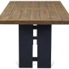 Online Bob/Zui Garten-Essgruppe, anthrazit/hellgrau, Alu/recycled Teak/Rope, 220 x 100 cm, 6 x Sessel, inkl. Polster Garten-Essgruppen