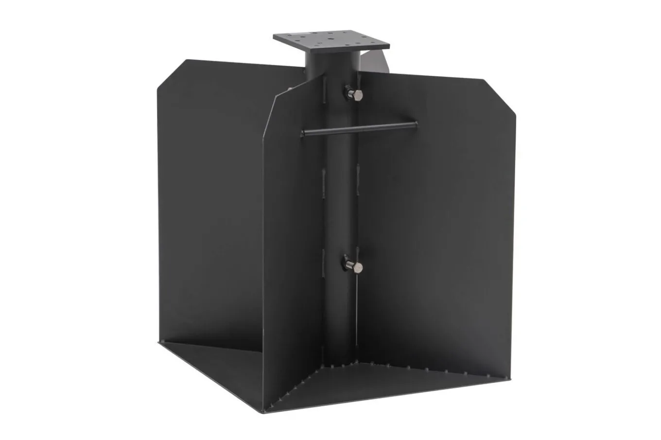 Best Bodenanker XXL für Ampelschirme, anthrazit, pulverbesch. Stahl, 50x50x63 cm, zum Einbetonieren Sonnenschirme