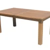 Outlet Borneo Garten-Essgruppe, beige/natur, Akazie/Polyrattan, ausziehbarer Tisch 180/220/260 x 100 cm, 6 Sessel, FSC®-zertifiziertes Produkt Garten-Essgruppen|Akazien-Gartenmöbel