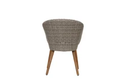 Hot Borneo/Kota Garten-Essgruppe, natur/grau-meliert, Akazie/Alu/Polyrattan, 220x100 cm, 6 Cocktailsessel, Akazie, FSC®-zertifiziertes Produkt Garten-Essgruppen|Akazien-Gartenmöbel