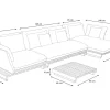 Hot Catania Gartenlounge für 5-6 Personen, creme/grau, Alu/Teak/Olefin, wetterbeständig, FSC®-zertifiziertes Produkt Gartenlounge