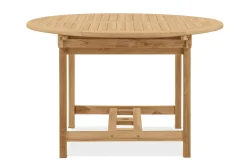 Outlet Dallas Ausziehtisch, natur, Teakholz, 120/170 x 120 cm, fein geschliffen Gartentische