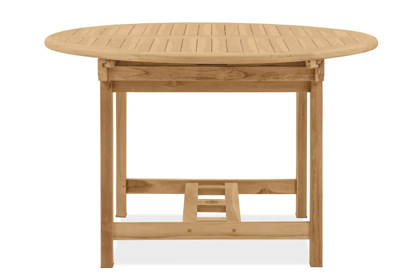 Outlet Dallas Ausziehtisch, natur, Teakholz, 120/170 x 120 cm, fein geschliffen Gartentische