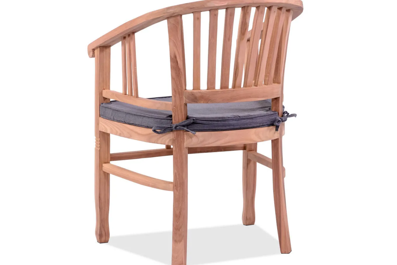 Sale Dallas/Batavia Garten-Essgruppe, natur, Teak, 120/170x120 cm, 4x Armlehnensessel, inkl. Auflage Garten-Essgruppen