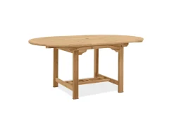 Outlet Dallas/Batavia Garten-Essgruppe, natur, Teak, 120/170x120 cm, 6x Armlehnensessel, inkl. Auflage Garten-Essgruppen