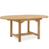 Best Dallas/Bounty Garten-Essgruppe, natur, Teak, 120/170x120 cm, 4x Klappstuhl Garten-Essgruppen|Teak-Gartenmöbel