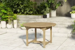 Hot Dallas/Bounty Garten-Essgruppe, natur, Teak, 120/170x120 cm, 6x Klappstuhl Garten-Essgruppen