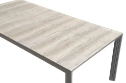 Sale Darwin Garten-Essgruppe mit 8 Dining Sesseln, anthrazit/grau, Alu/Polyrattan, Tisch 200 x 100 cm, verstellbare Rückenlehne Polyrattan-Gartenmöbel|Garten-Essgruppen