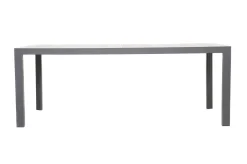 Darwin Garten-Essgruppe mit 6 Dining Sesseln, anthrazit/grau, Alu/Polyrattan, Tisch 200 x 100 cm, verstellbare Rückenlehne Garten-Essgruppen|Aluminium-Gartenmöbel