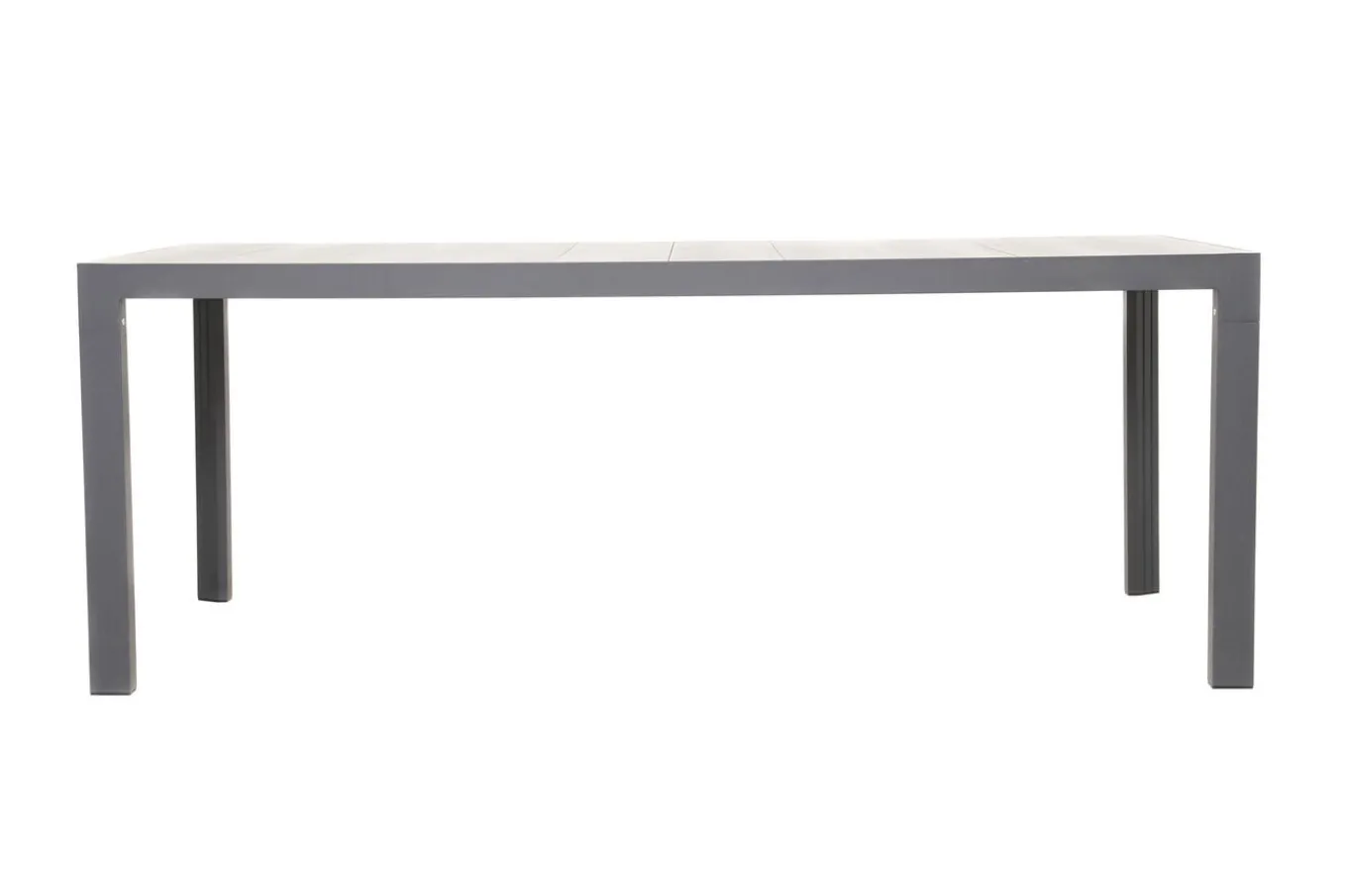 Darwin Garten-Essgruppe mit 6 Dining Sesseln, anthrazit/grau, Alu/Polyrattan, Tisch 200 x 100 cm, verstellbare Rückenlehne Garten-Essgruppen|Aluminium-Gartenmöbel