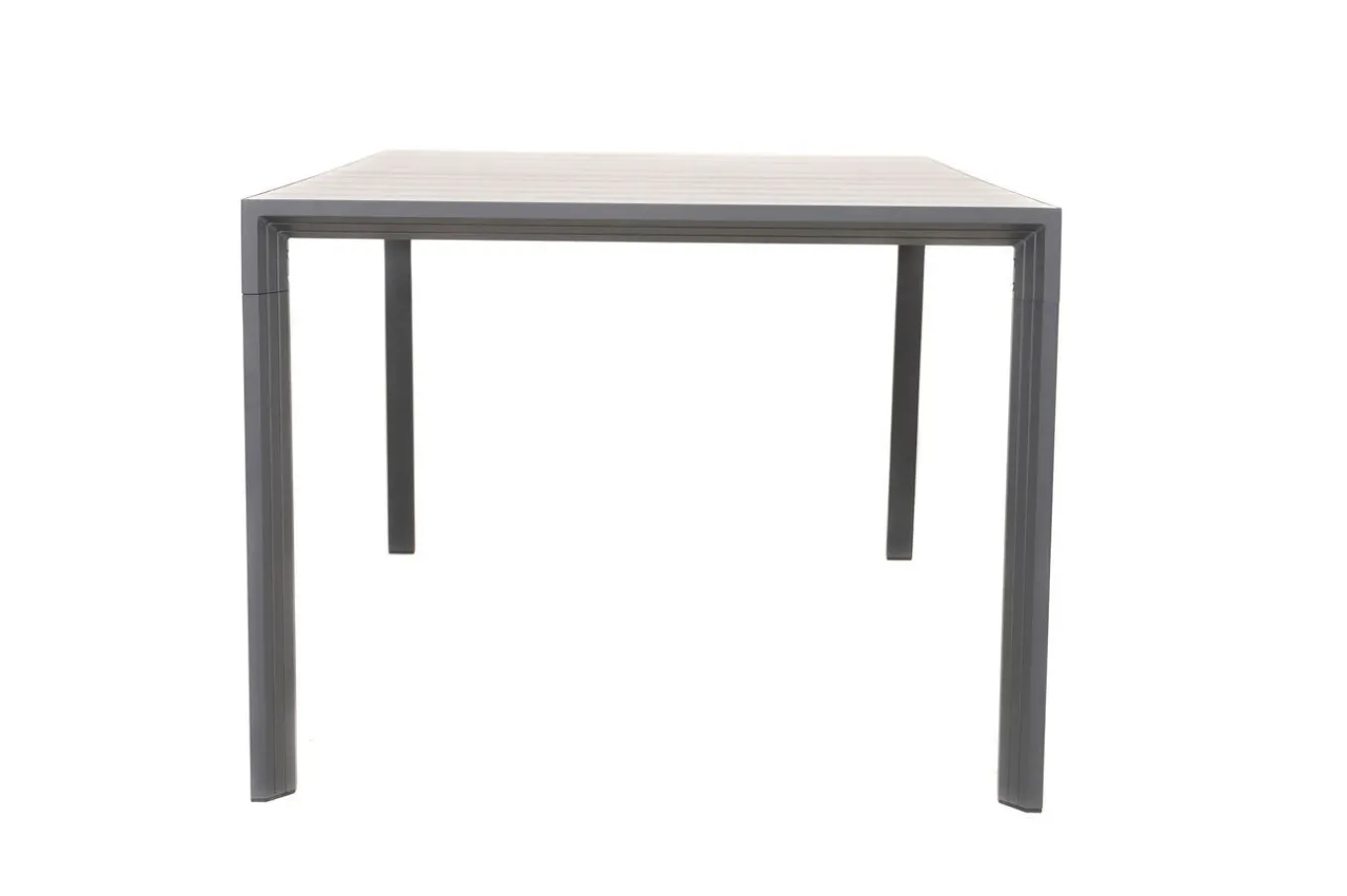 Darwin Garten-Essgruppe mit 6 Dining Sesseln, anthrazit/grau, Alu/Polyrattan, Tisch 200 x 100 cm, verstellbare Rückenlehne Garten-Essgruppen|Aluminium-Gartenmöbel